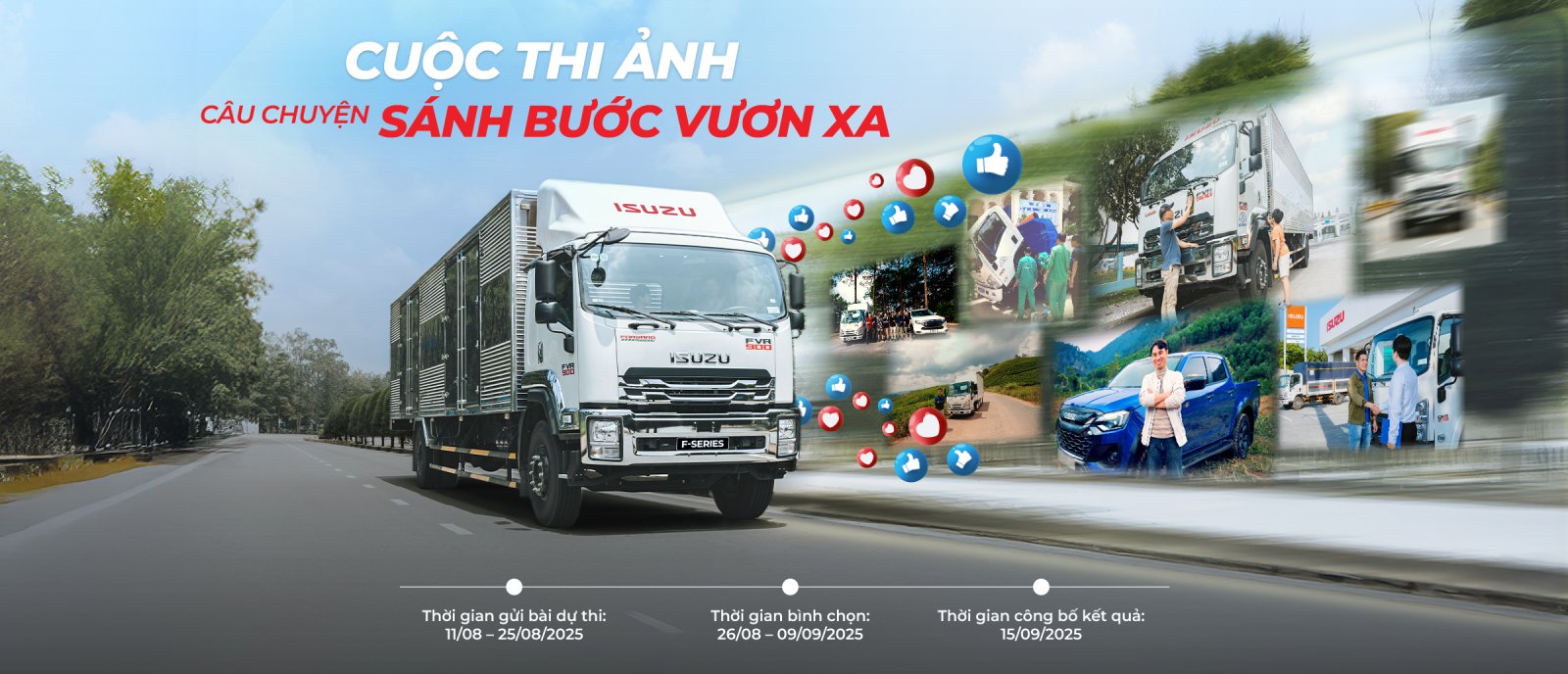 Cuộc thi ảnh kỷ niệm dấu mốc 30 năm Isuzu Việt Nam đồng hành cùng đối tác khách hàng 